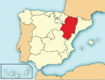 Mapa de Aragón