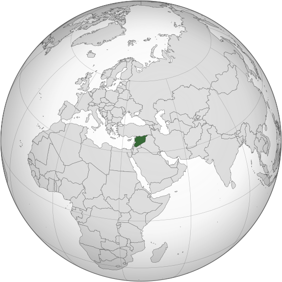 Archivo:Syria (orthographic projection).svg