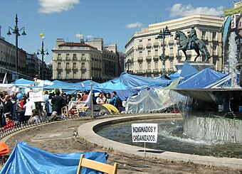 Acampada Sol el 20 de mayo de 2011