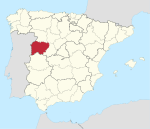 Mapa de la provincia de Salamanca