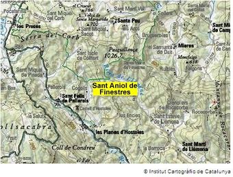 Plataforma para Les Carreres de Sant Aniol de Finestres