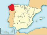 Mapa de Galicia