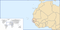 Mapa de Gambia