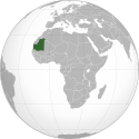 Mapa de Mauritania