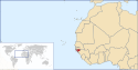 Mapa de Guinea-Bisáu