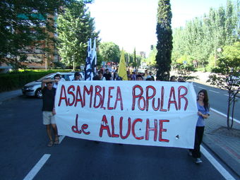 Comenzando la marcha indignada del 19J