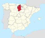 Mapa de la provincia de Burgos