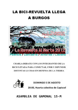 Cartel anunciando la llegada de la bici RE-vuelta