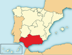 Mapa de Andalucía